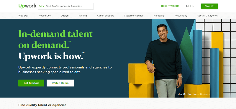 kerja freelance di upwork