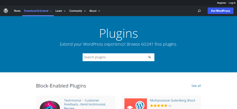 wordpress.org plugin directory